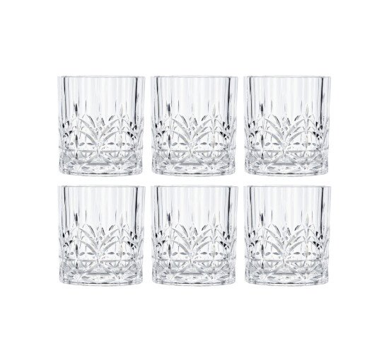 Caprice lowball glass acrylic 6-pack