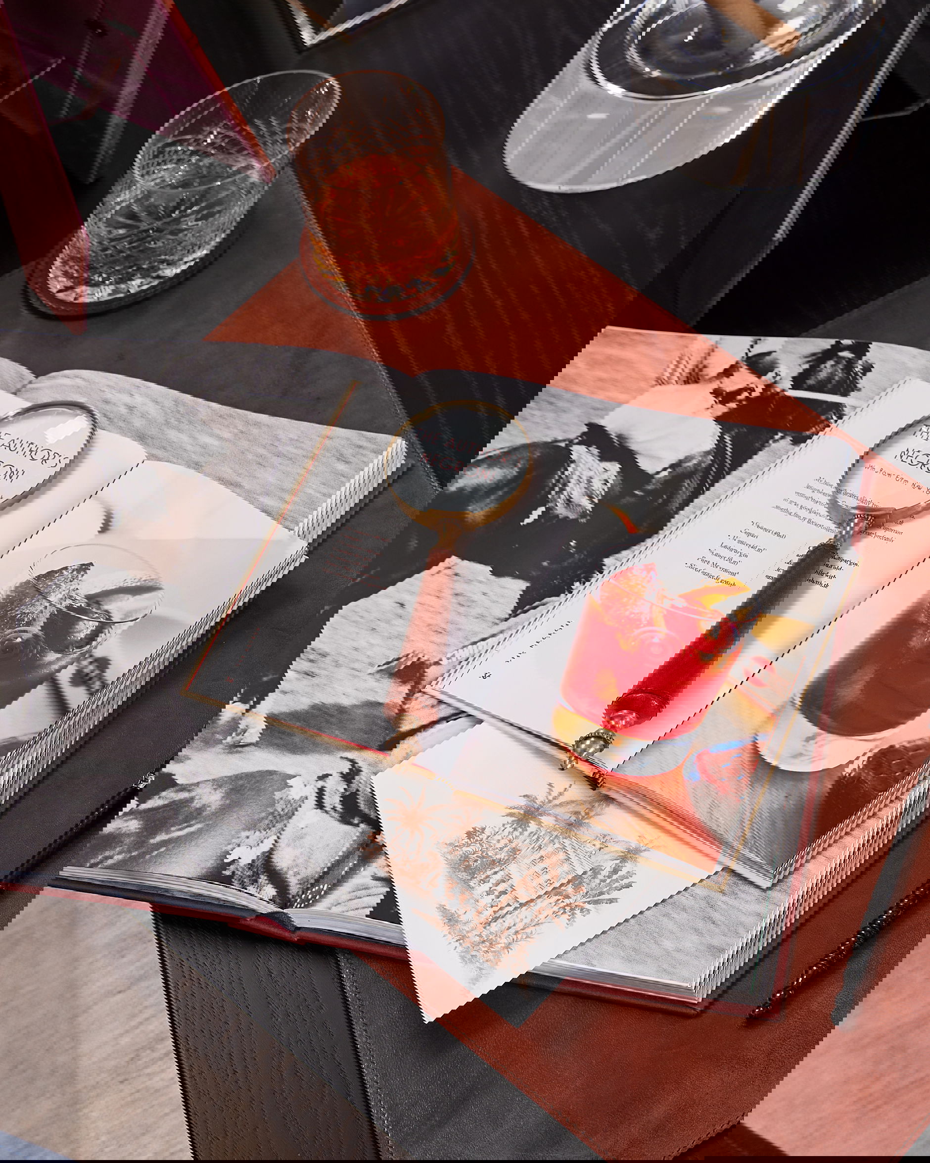 Kensington set förstoringsglas/brevkniv läder