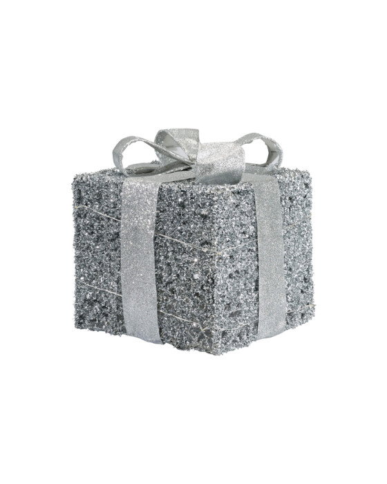 Trevor paket LED juldekoration silver