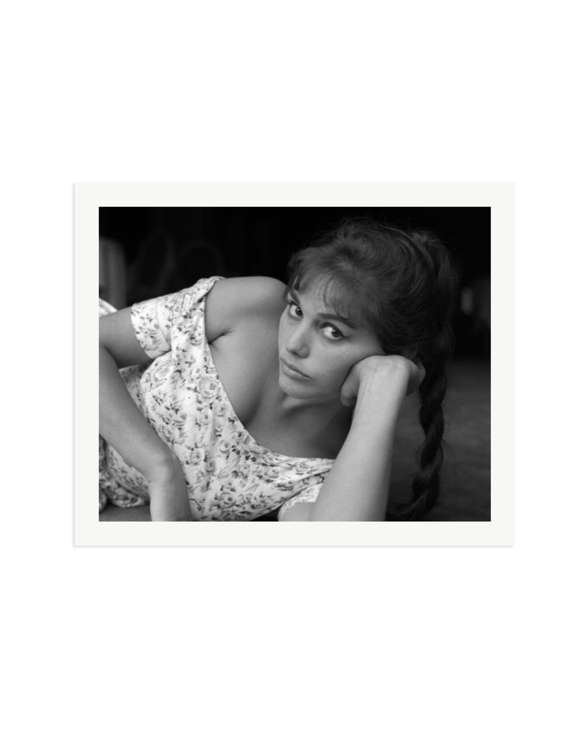 Cardinale Floral Dress Portrait Print Only / XXL