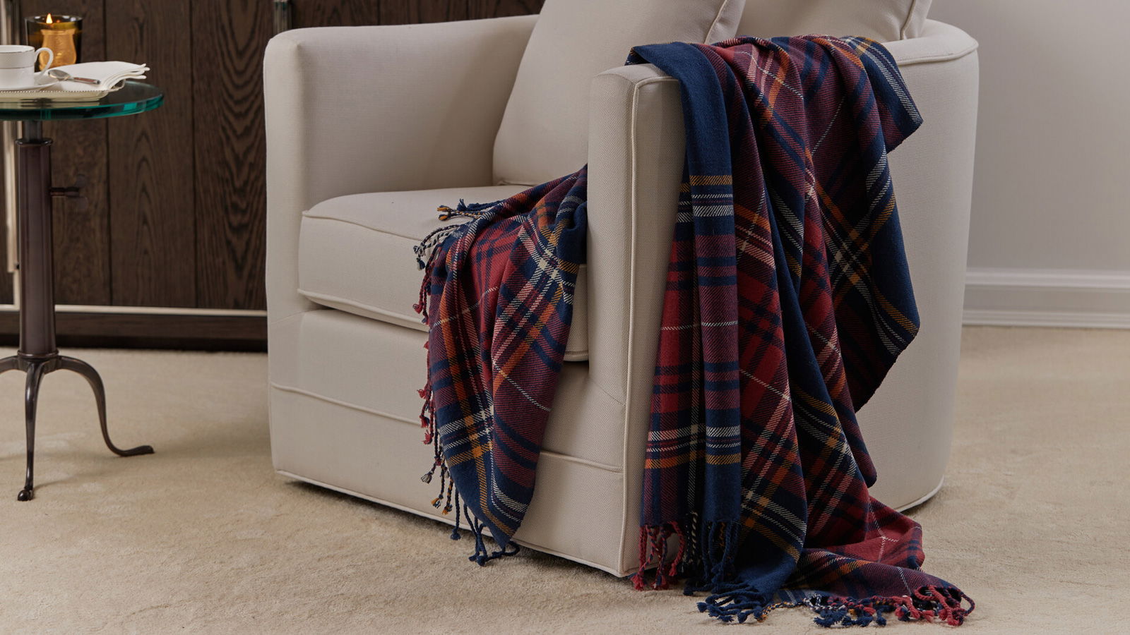 Throws & blankets - Faux fur, wool and cotton - Newport