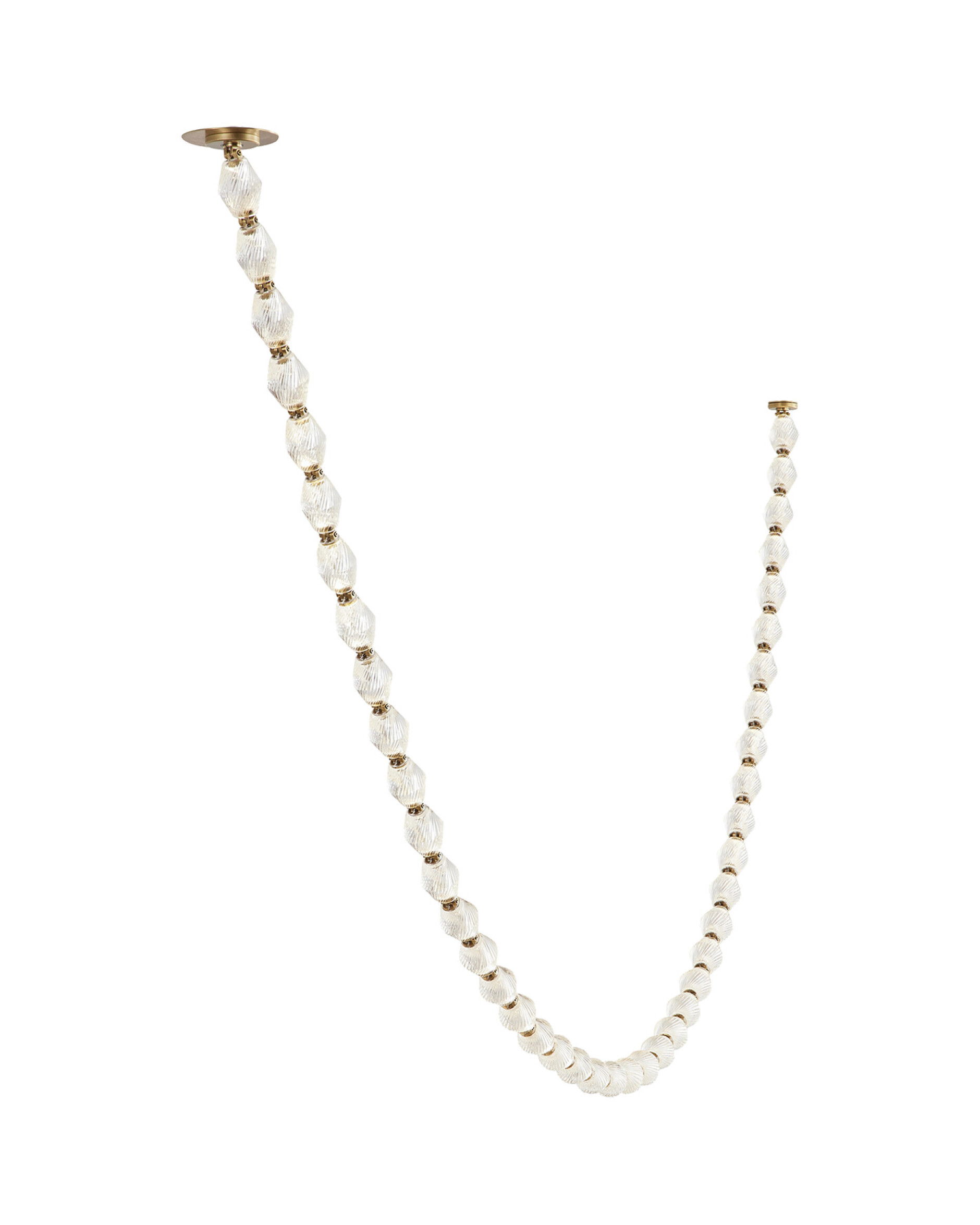 Collier 132 taklampa 3000K mässing