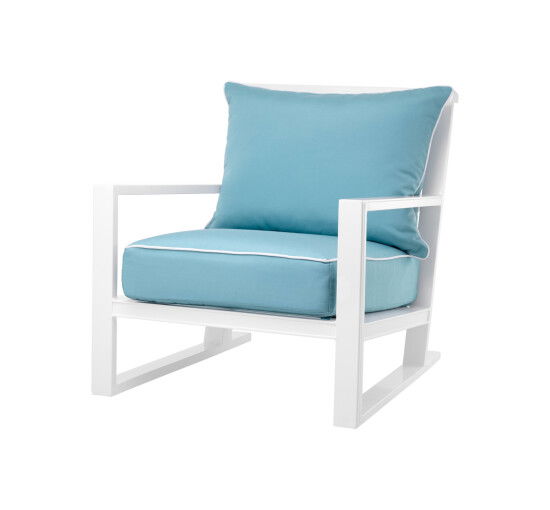 null - Como armchair white