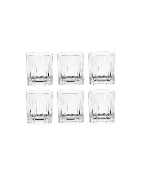 Manhattan snapsglas kristall 6-pack