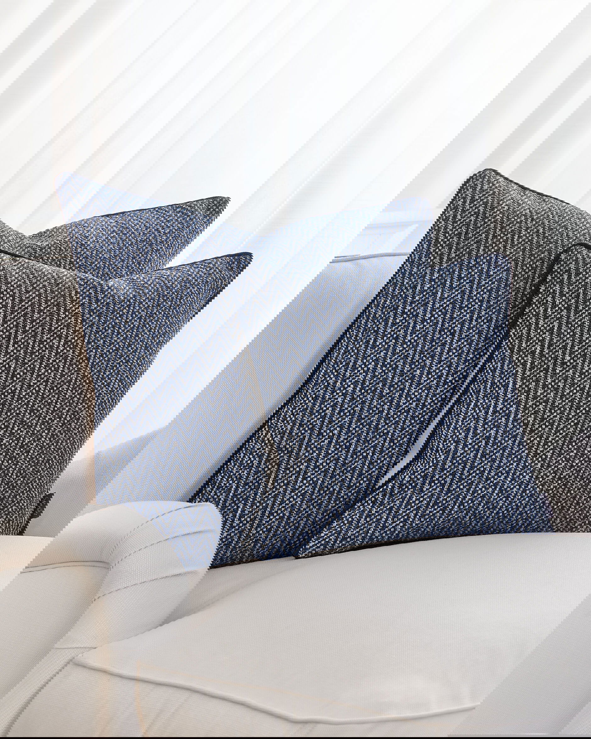 Abigail kuddfodral blå