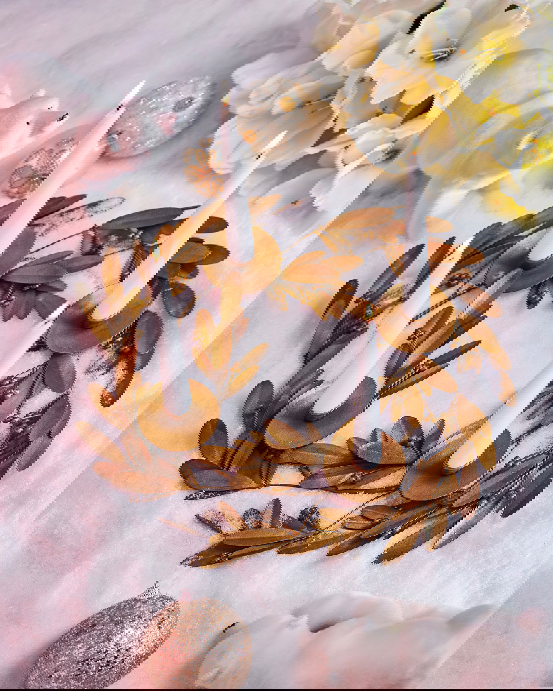 Margot-kynttilänjalka, messinki