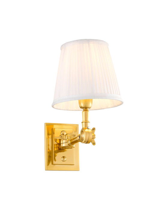 Wentworth vägglampa guld/vit