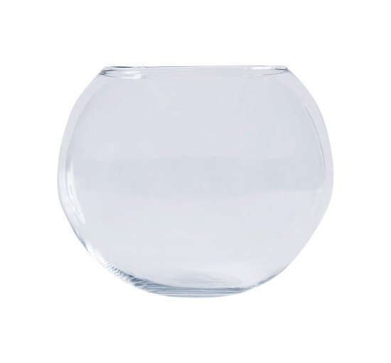 Laura vase clear glass