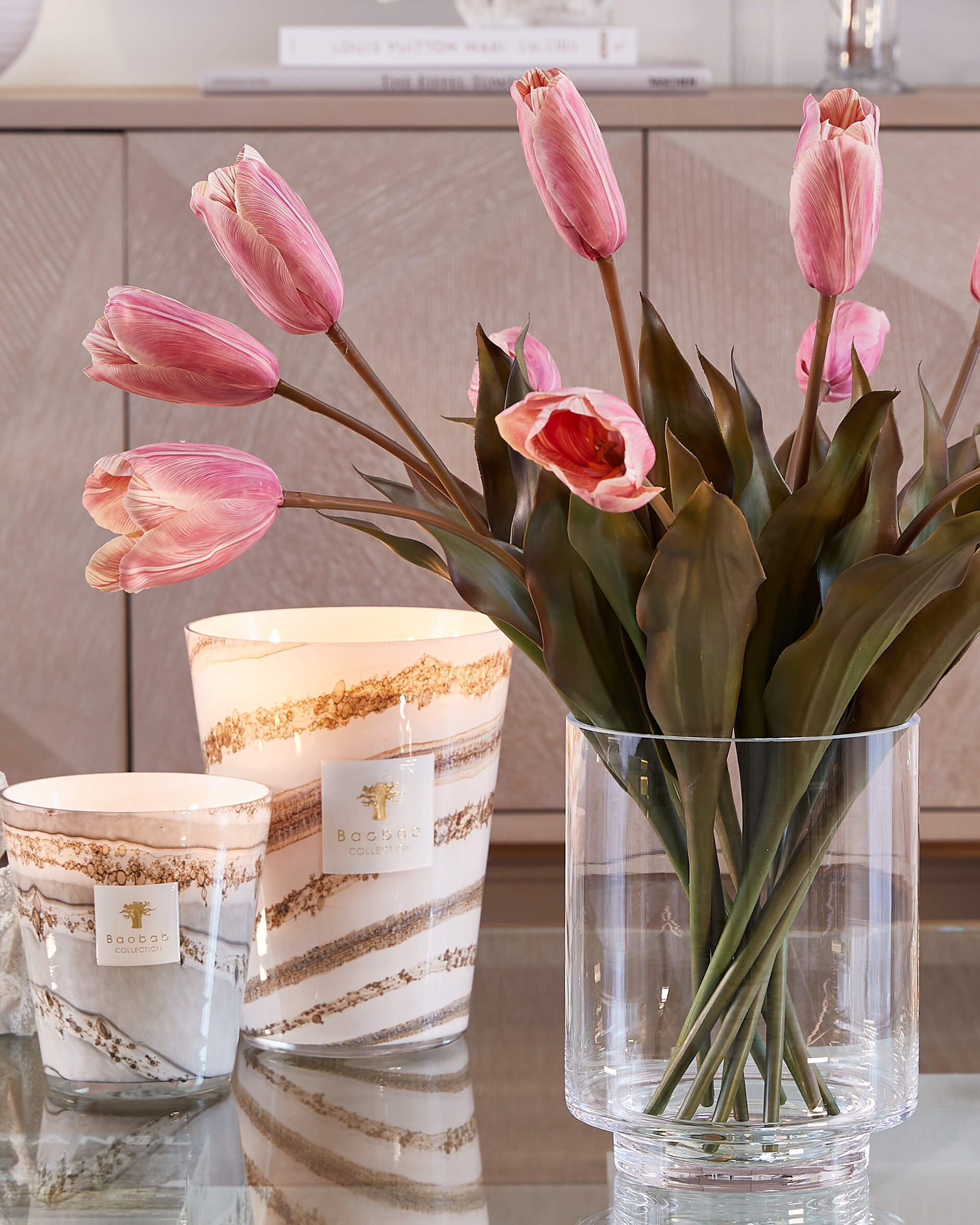 Tulpan snittblomma rosa