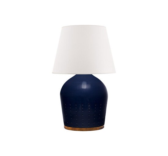 null - Halifax Table Lamp Blue