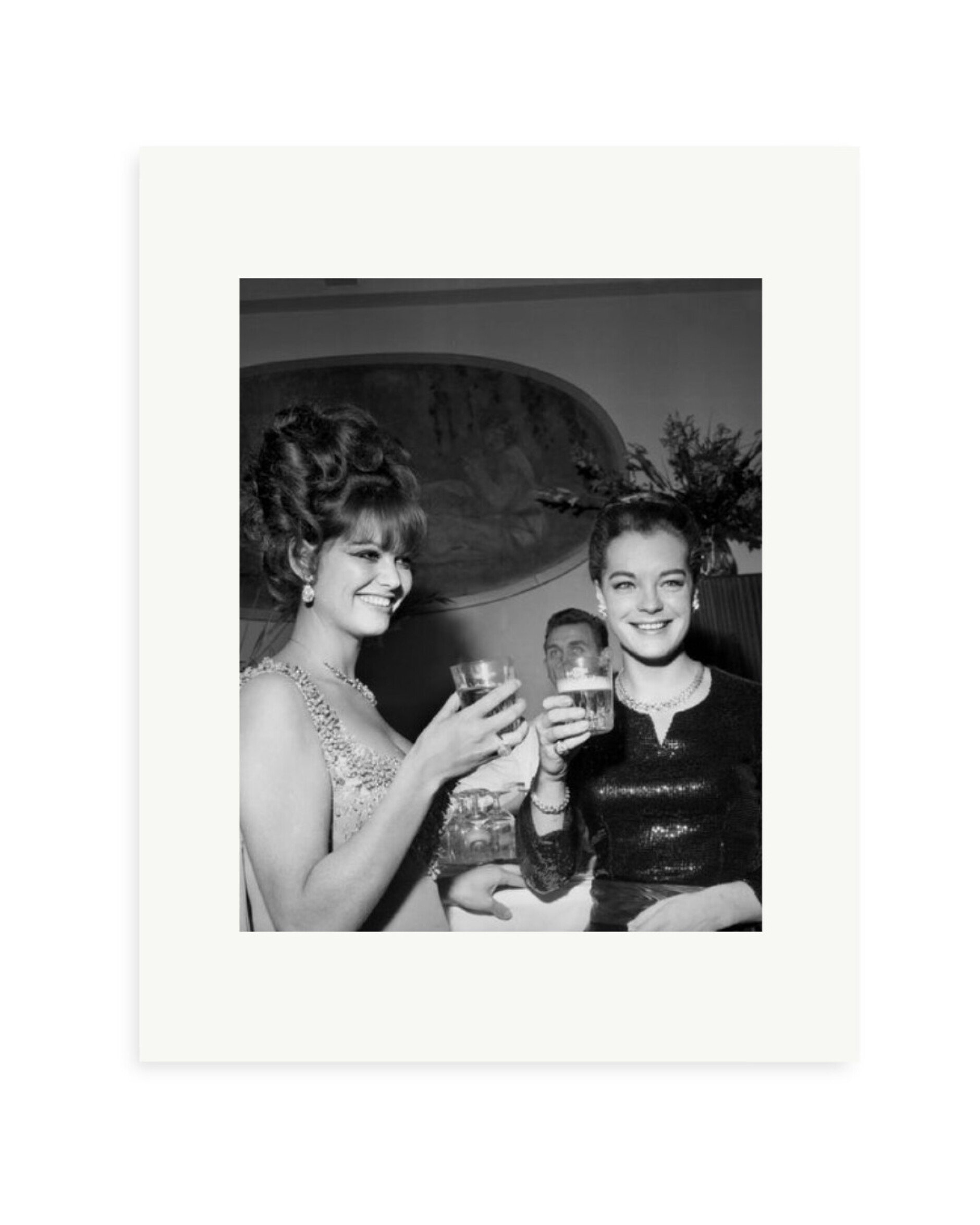 Claudia Cardinale and Romy Schneider Print Only / Small
