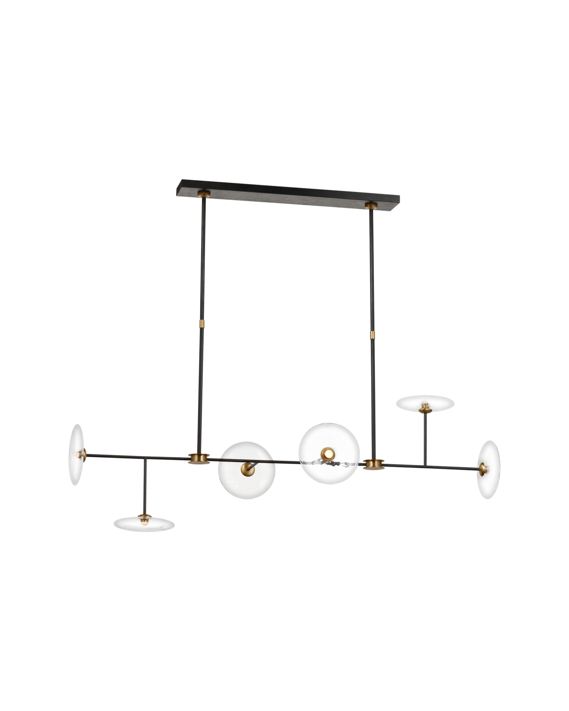 Calvino takkrona linjär svart