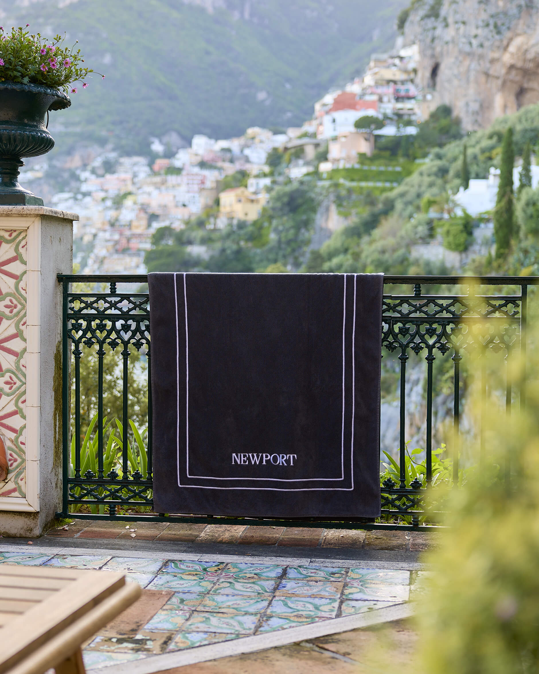 Capri strandhandduk grey