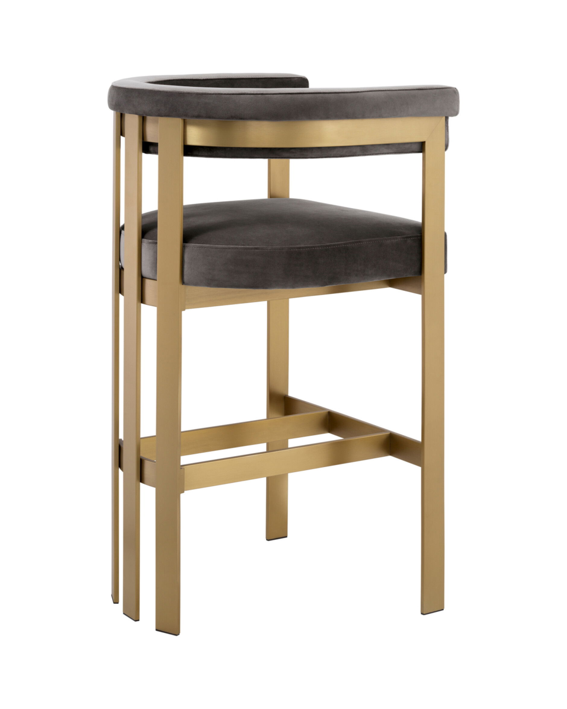 Clubhouse barstol savona grey velvet