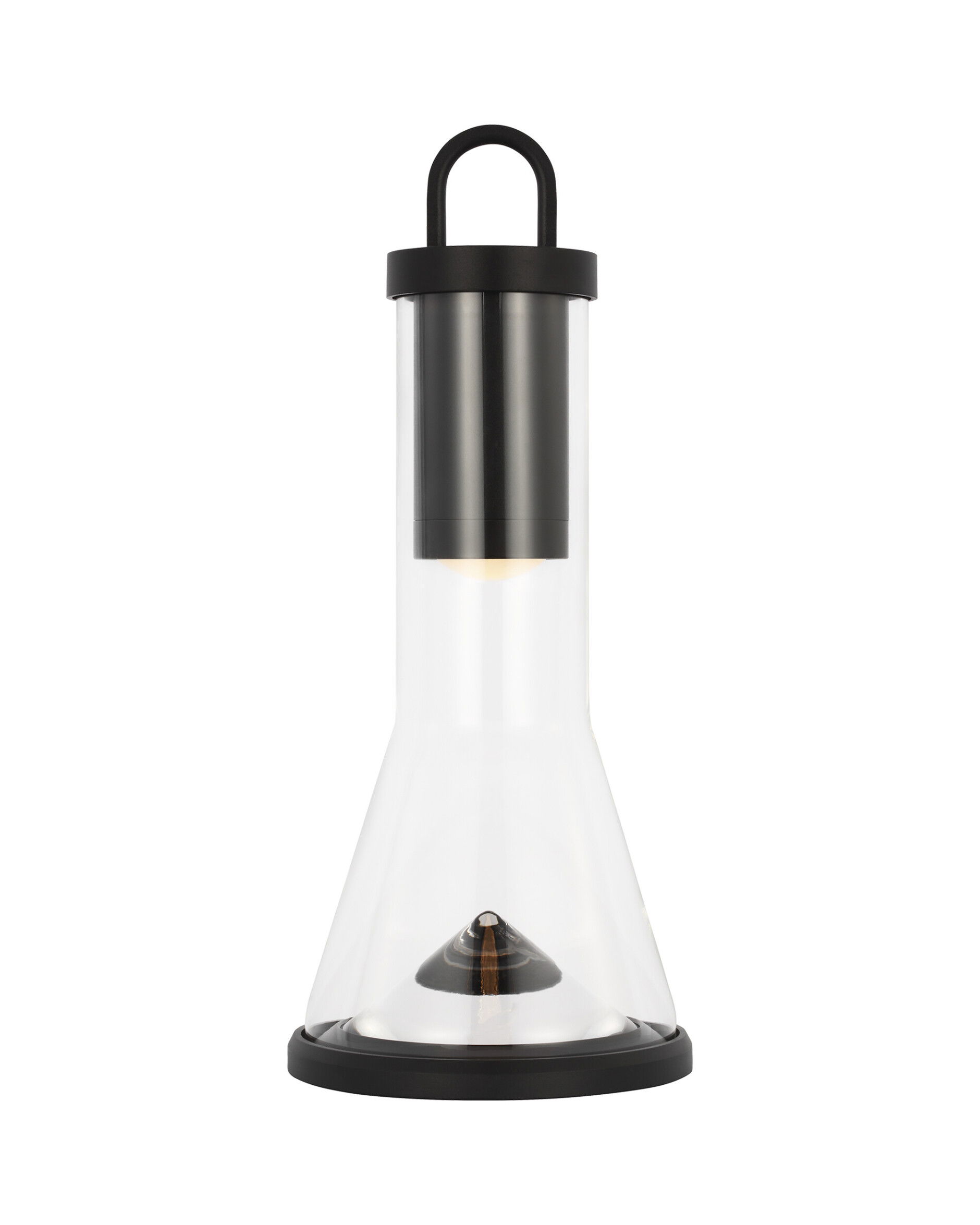 Kandella bordslampa uppladdningsbar svart