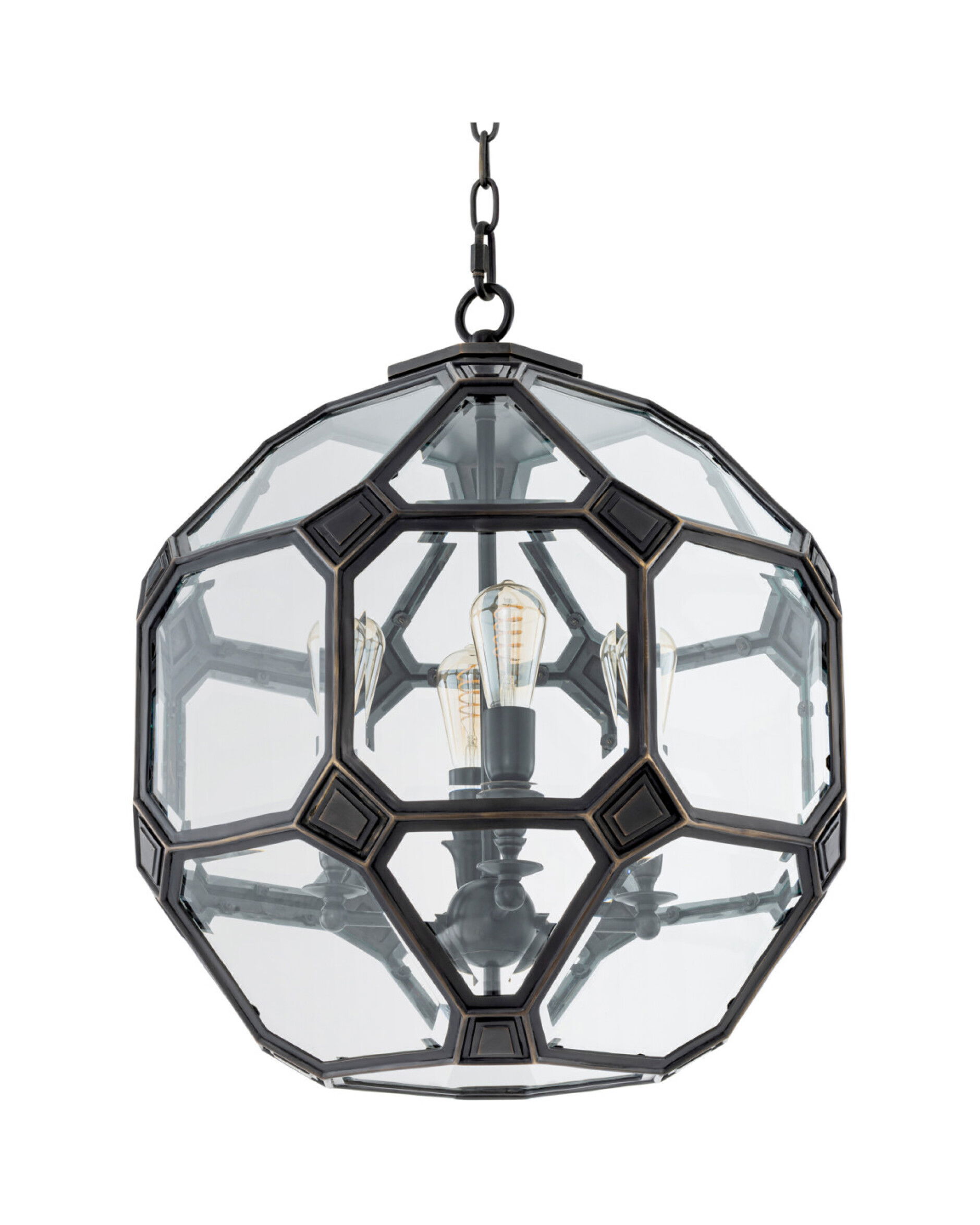Olympia plafondlamp brons