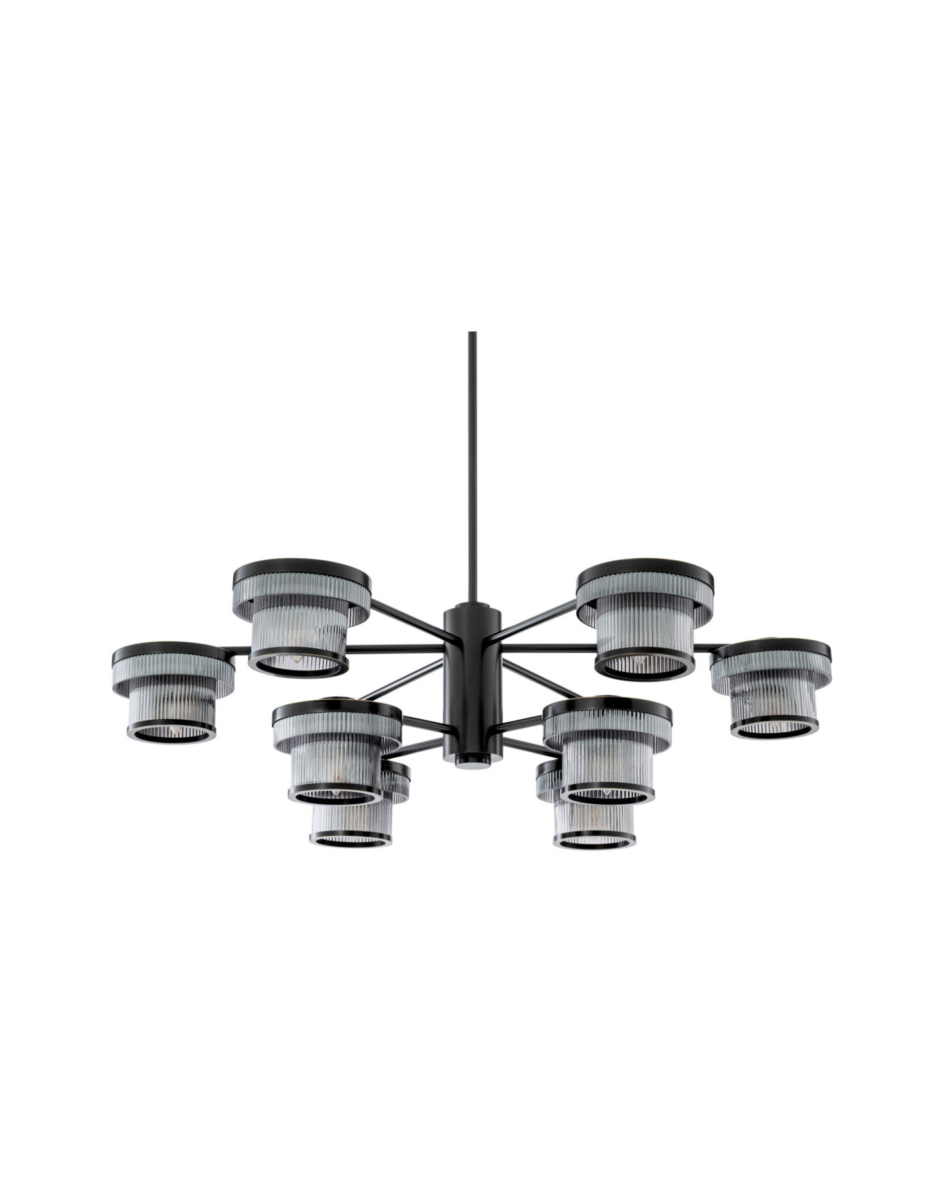 Andromeda kroonluchter brons