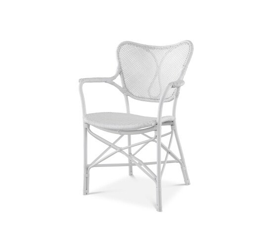 Hvid - Colony armlæn-stol sort