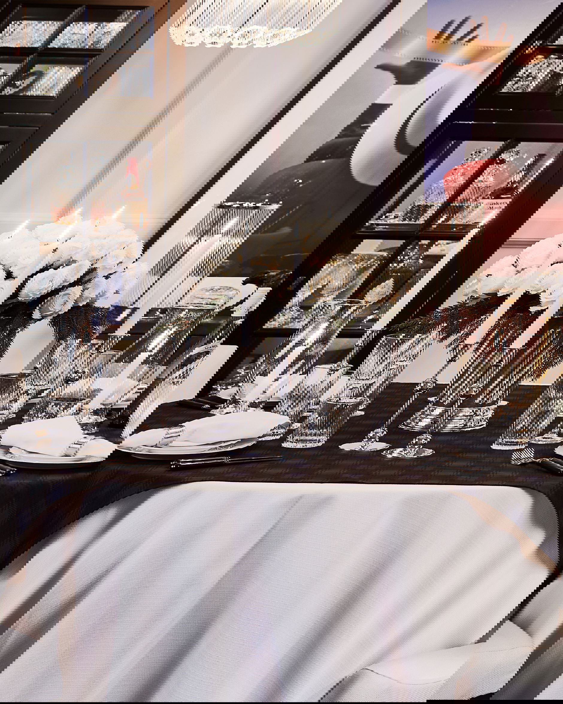 Gstaad bordsduk rutig