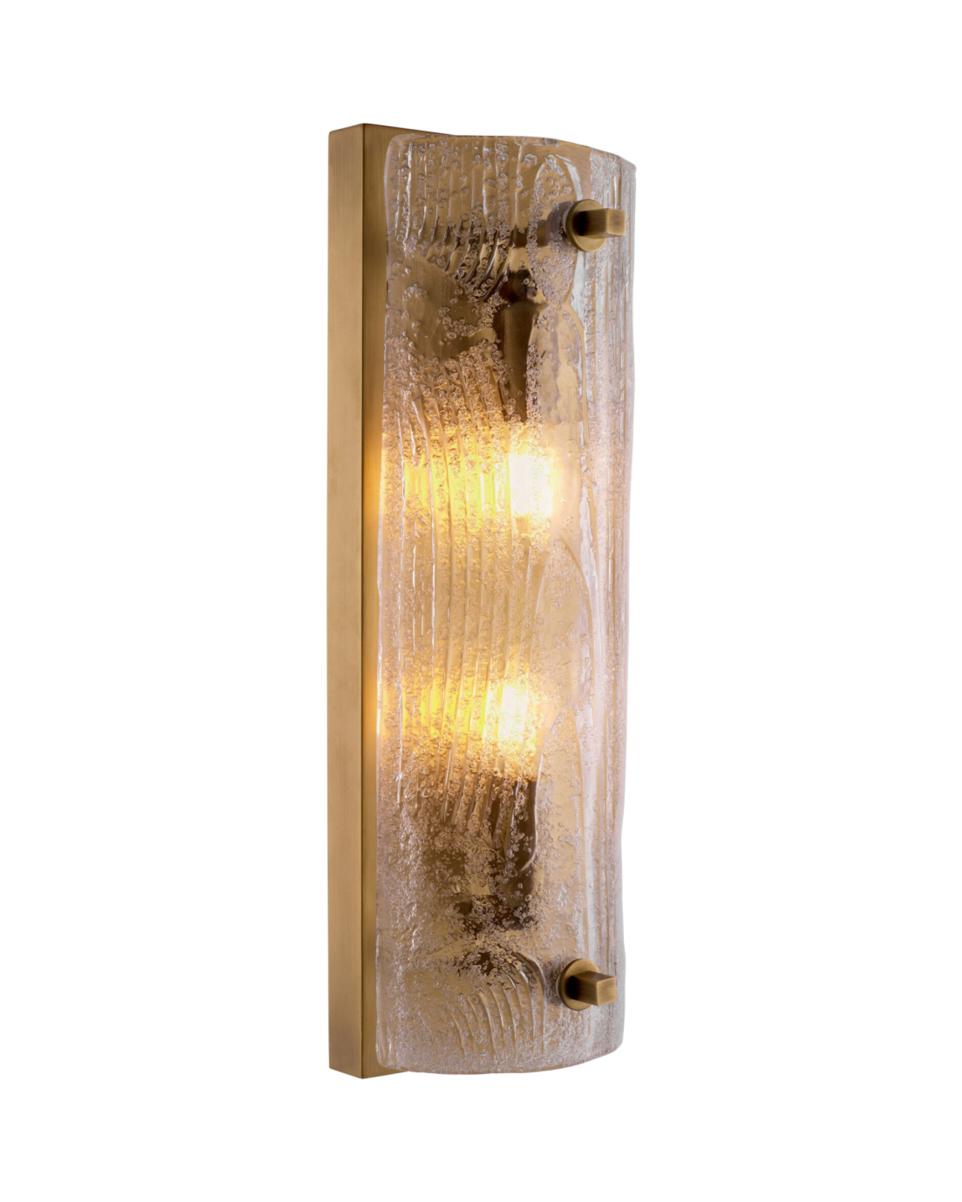 Lagos vägglampa antik mässing