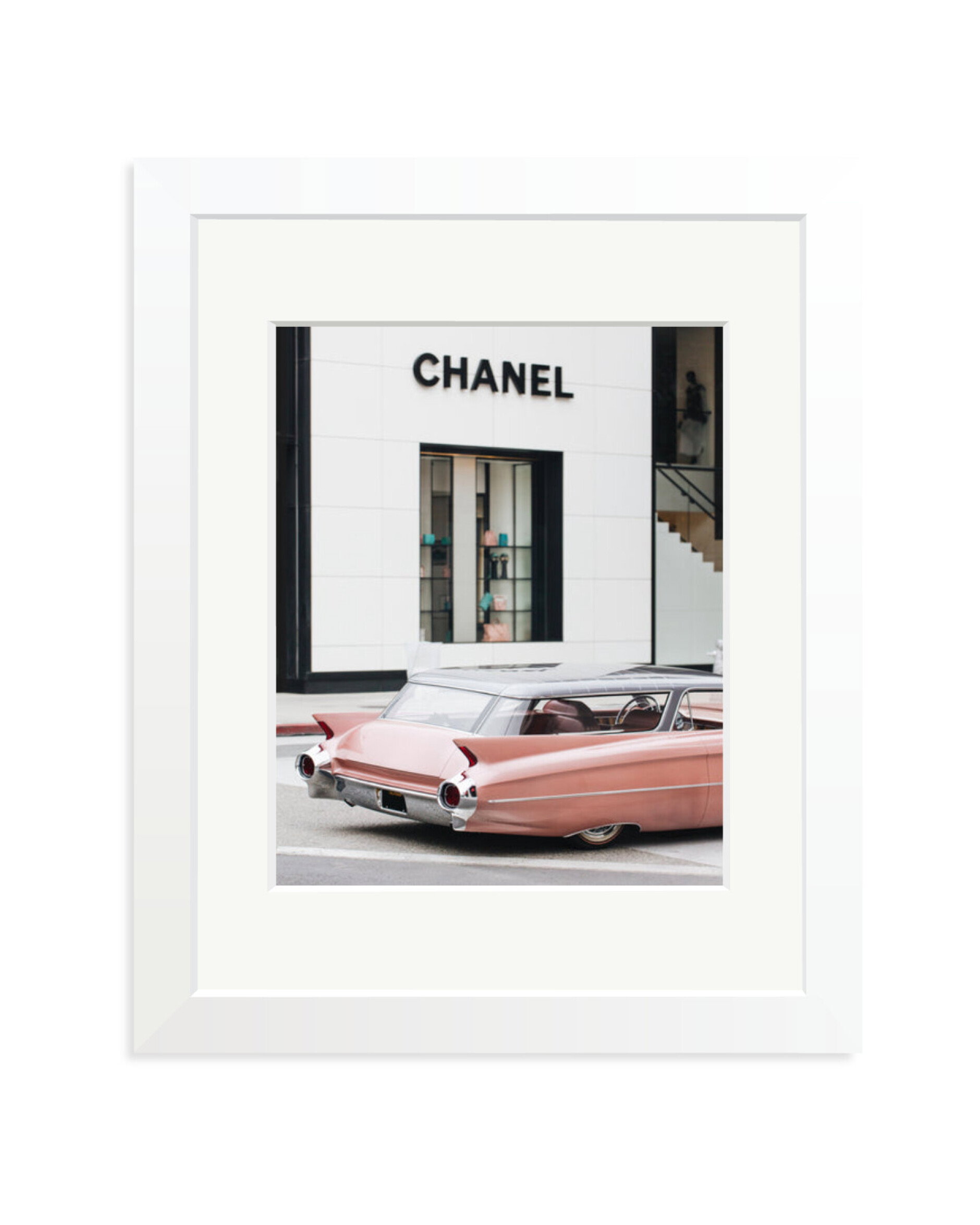 Cadillac and Chanel White / Small