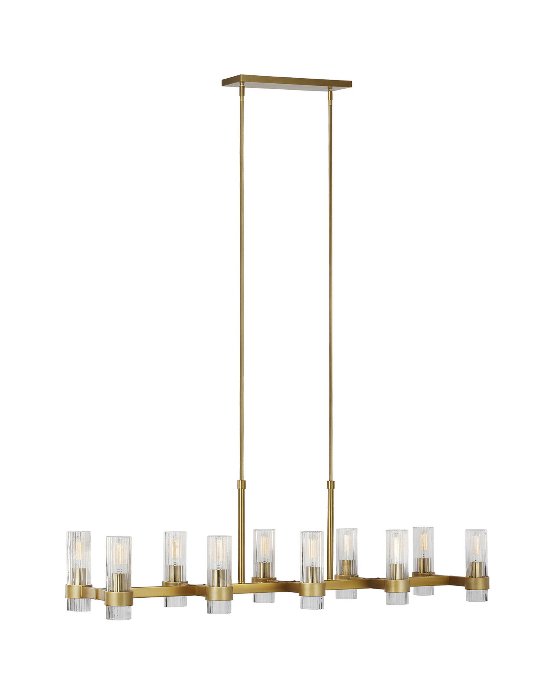 Geneva takkrona linjär mässing