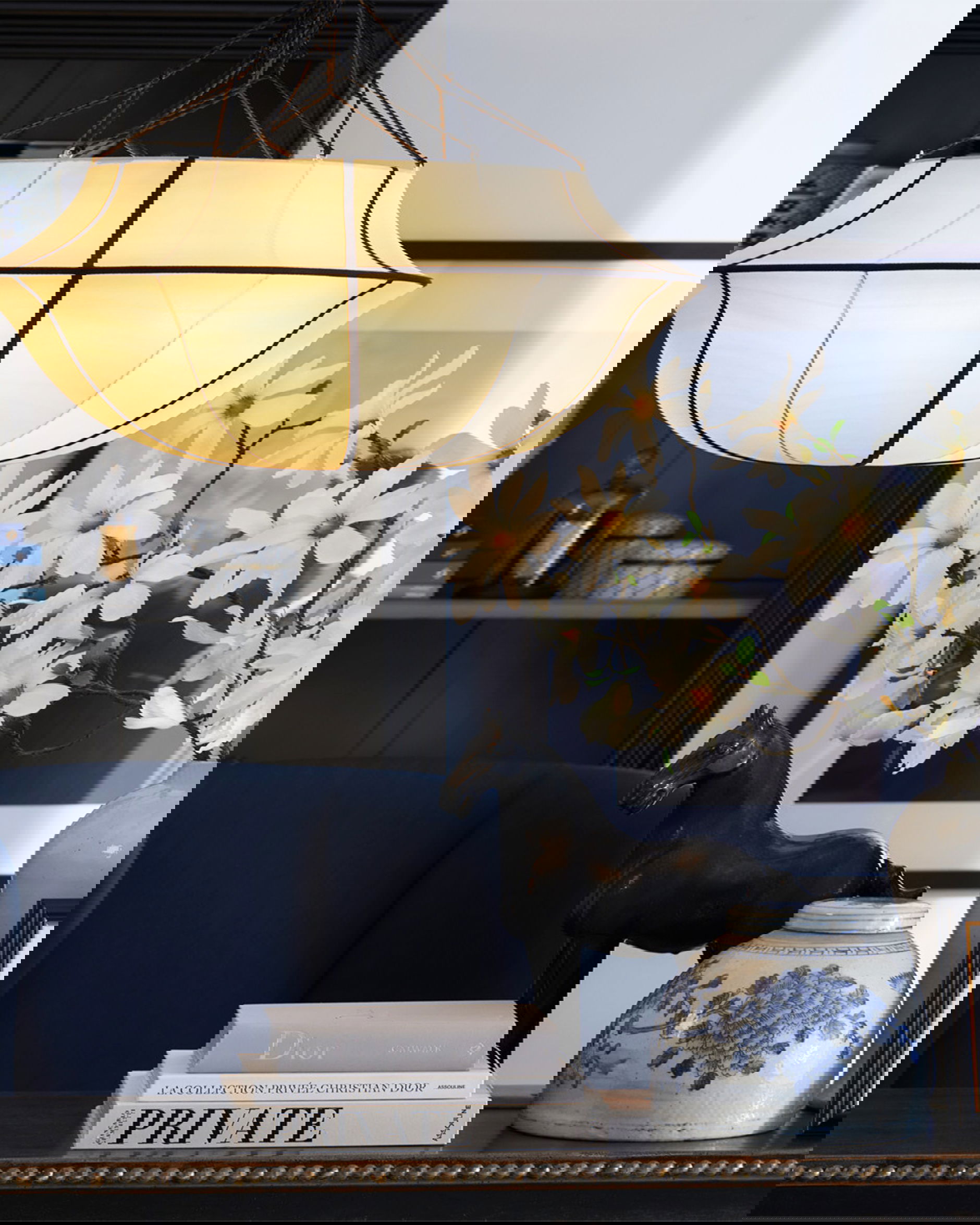 Newport silklamp umbrella beige