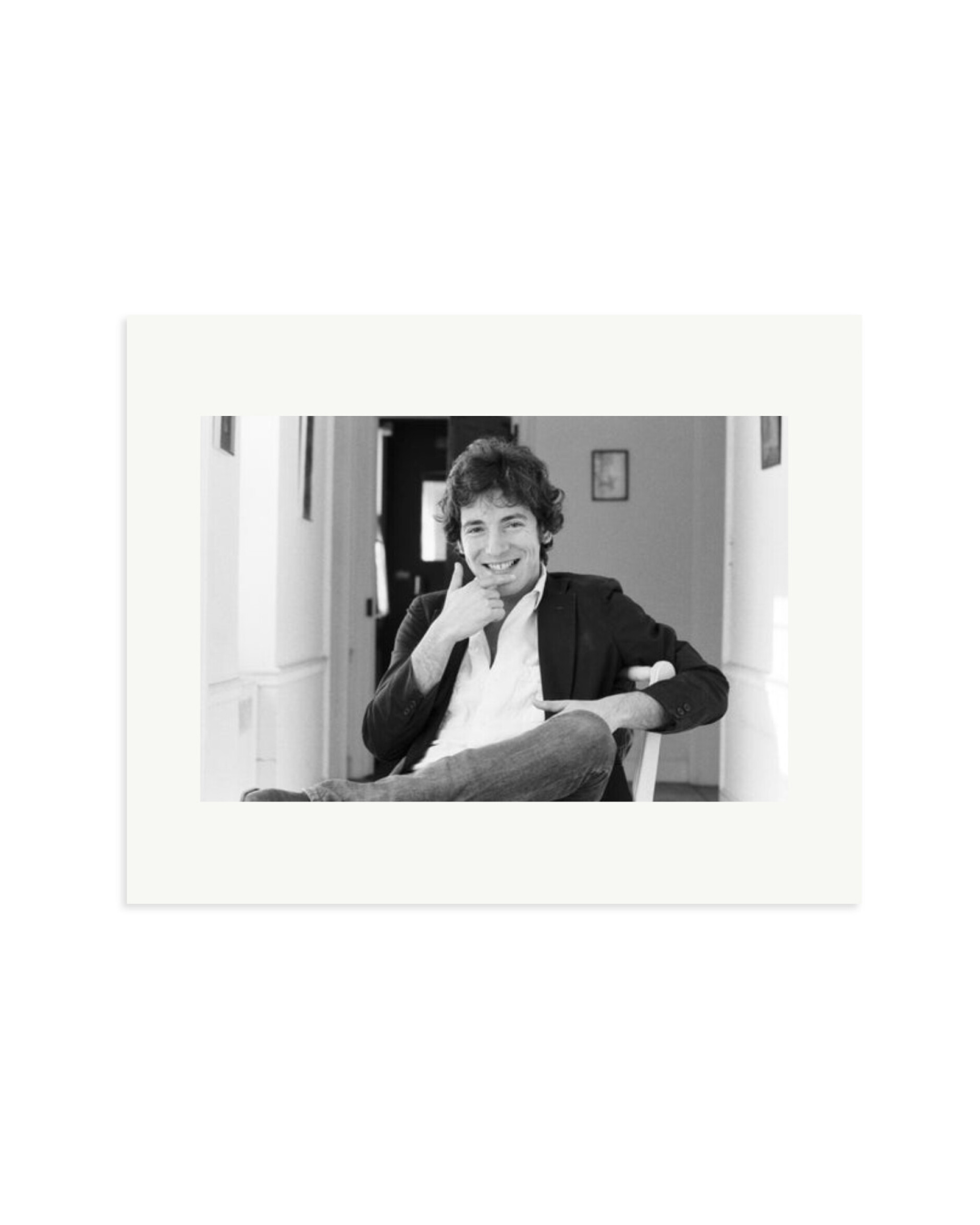 Bruce Springsteen at Home Print Only / Medium