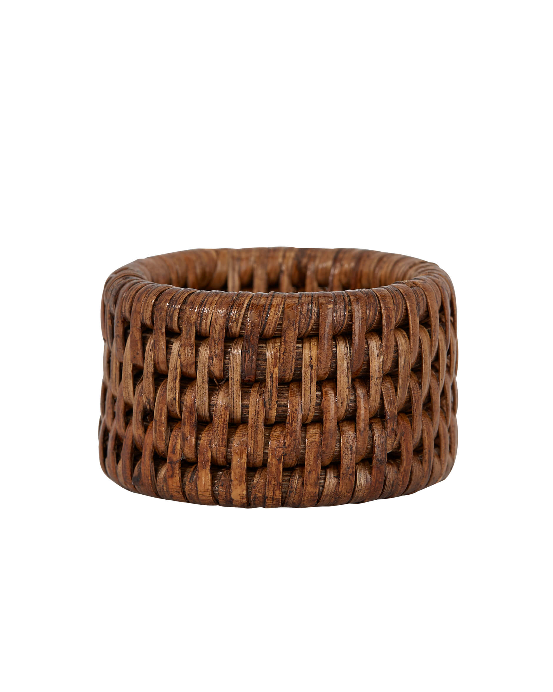 Antique rottinkiset lautasliinarenkaat