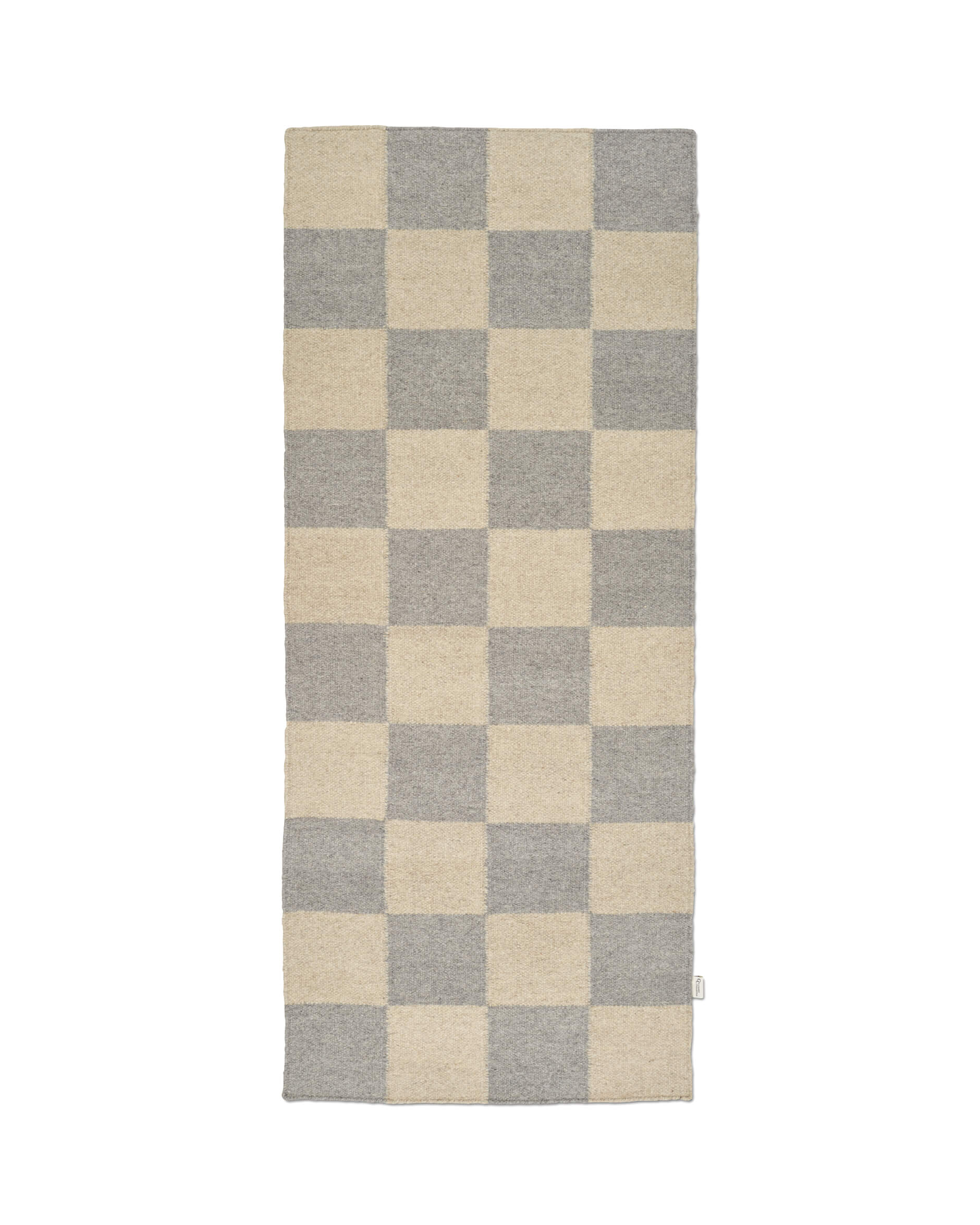 Square gångmatta grå/natur