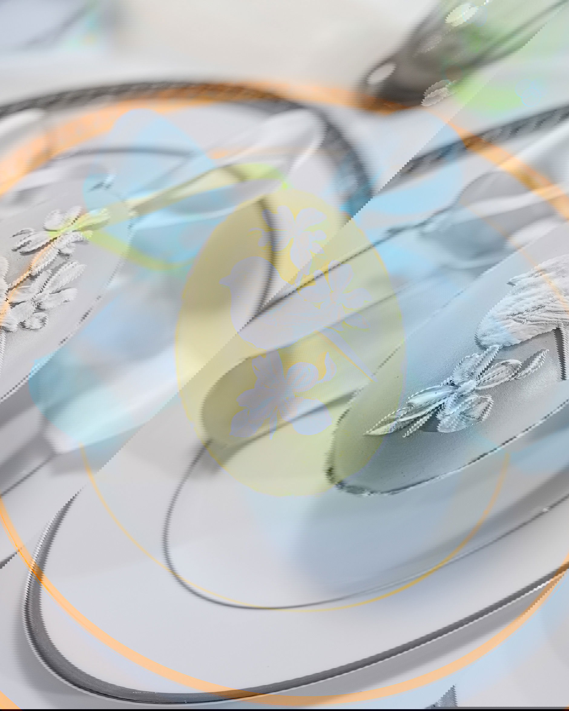 Ofelia osterei hängende dekoration grün