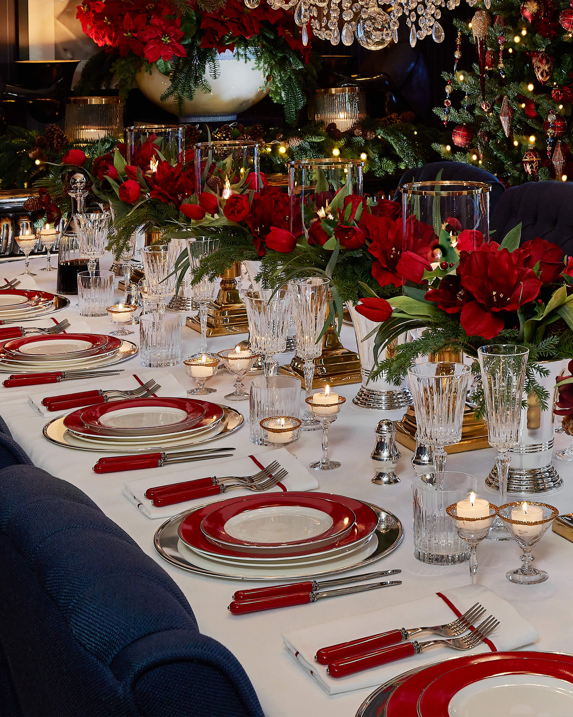 Newport Deep Red bestickset 24 delar