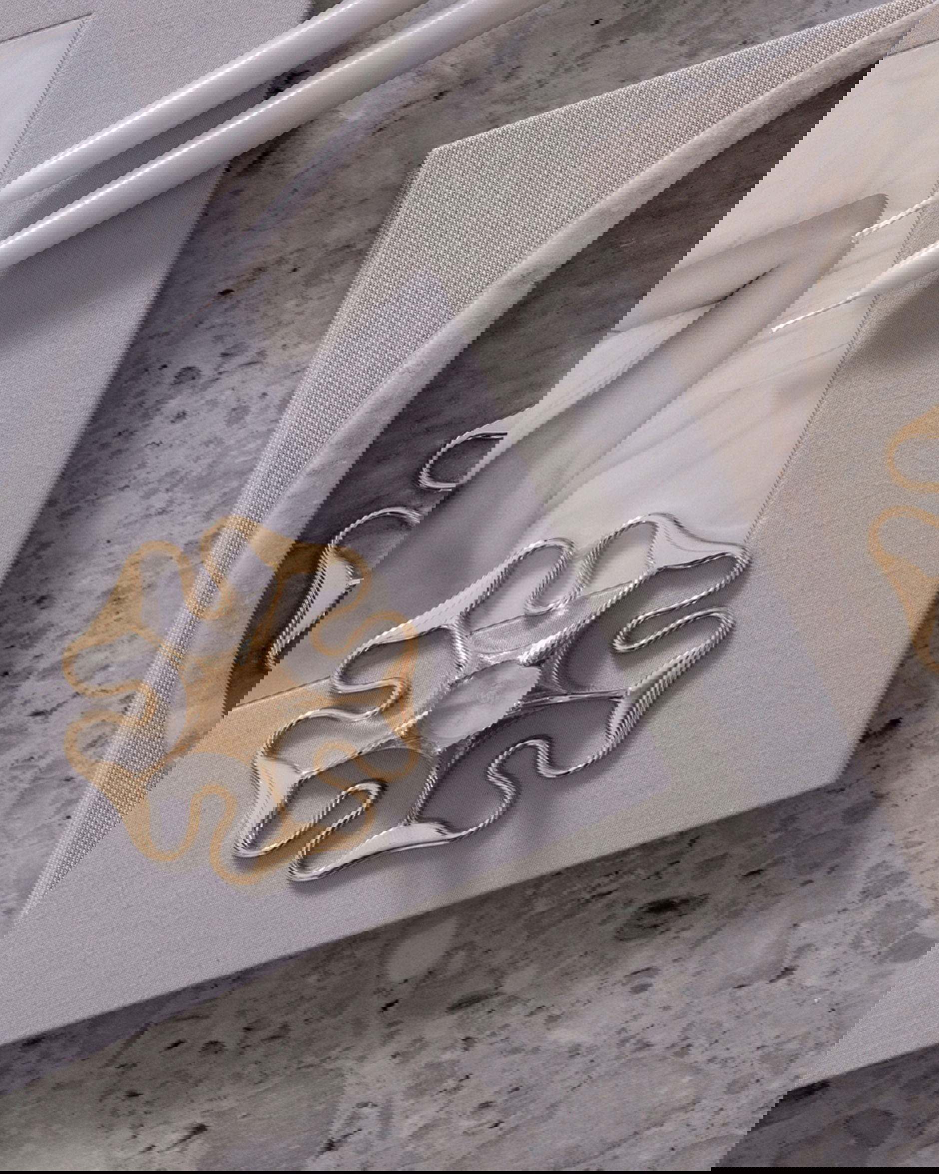 Rosen ljusstake mässing