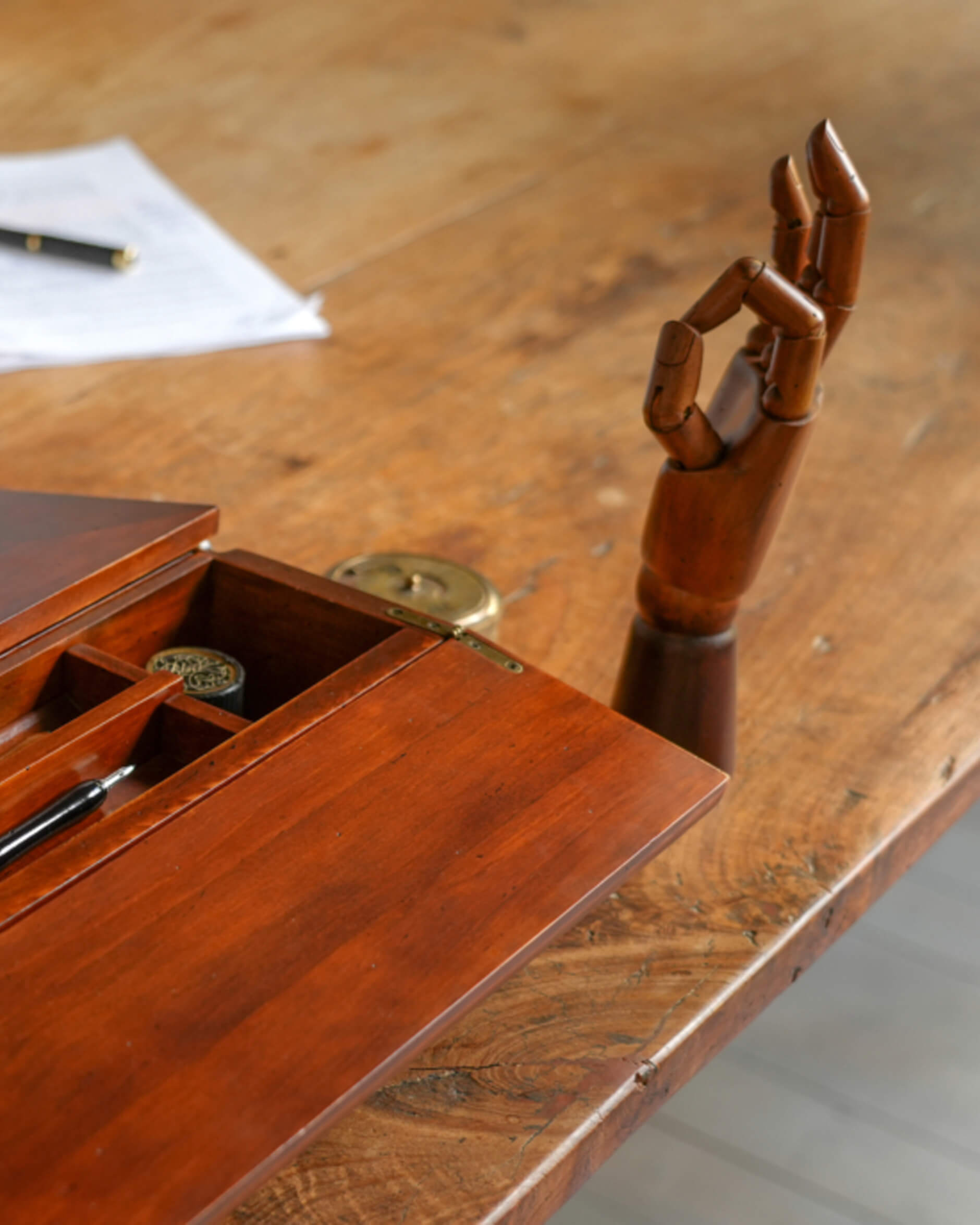 Artist hand decoratie