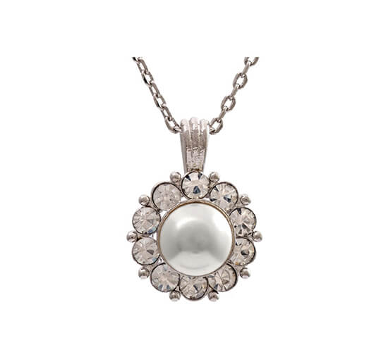 Sofia Pearl halsband creme
