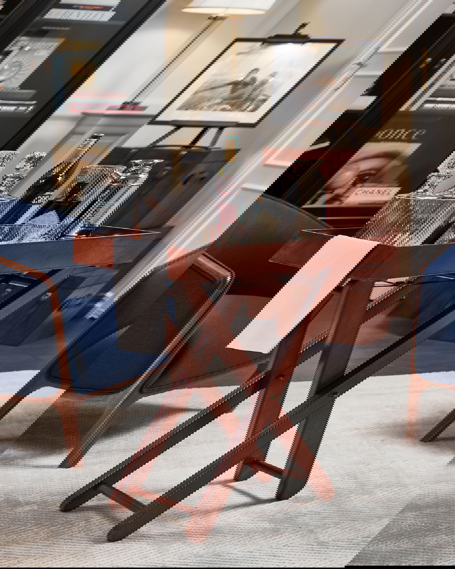 Kensington brickbord läder