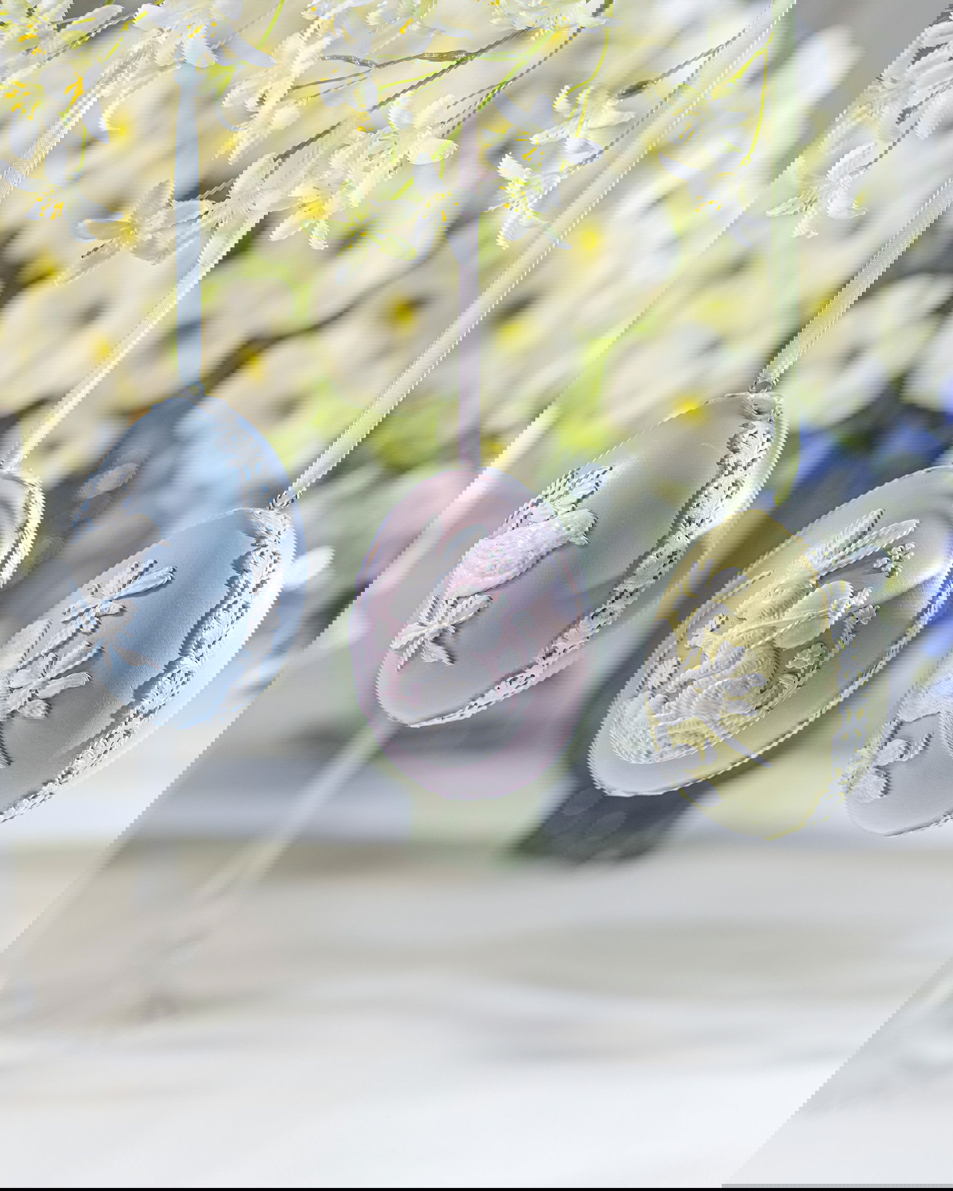 Ofelia osterei hängende dekoration grün