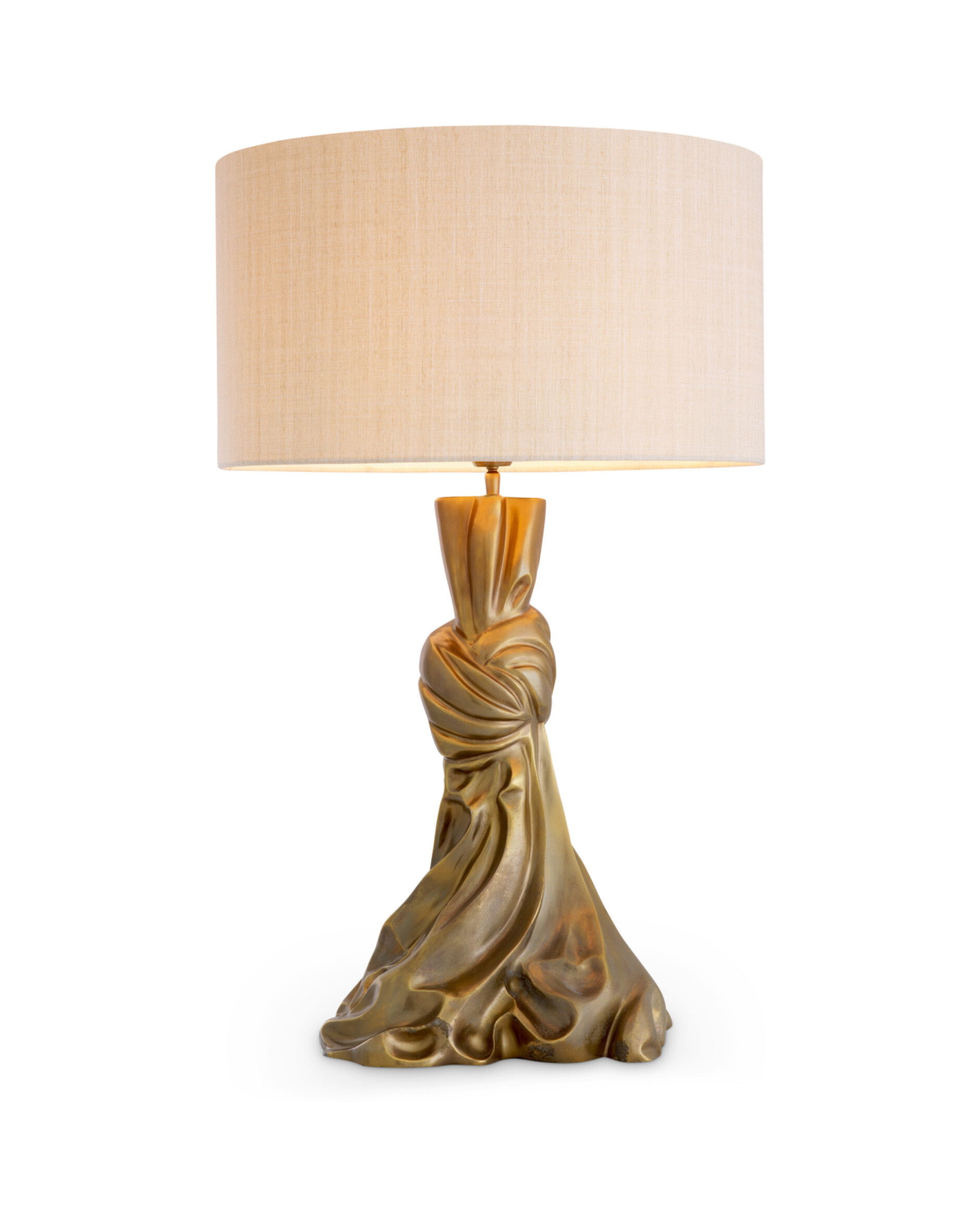Banyan Table Lamp Vintage Brass