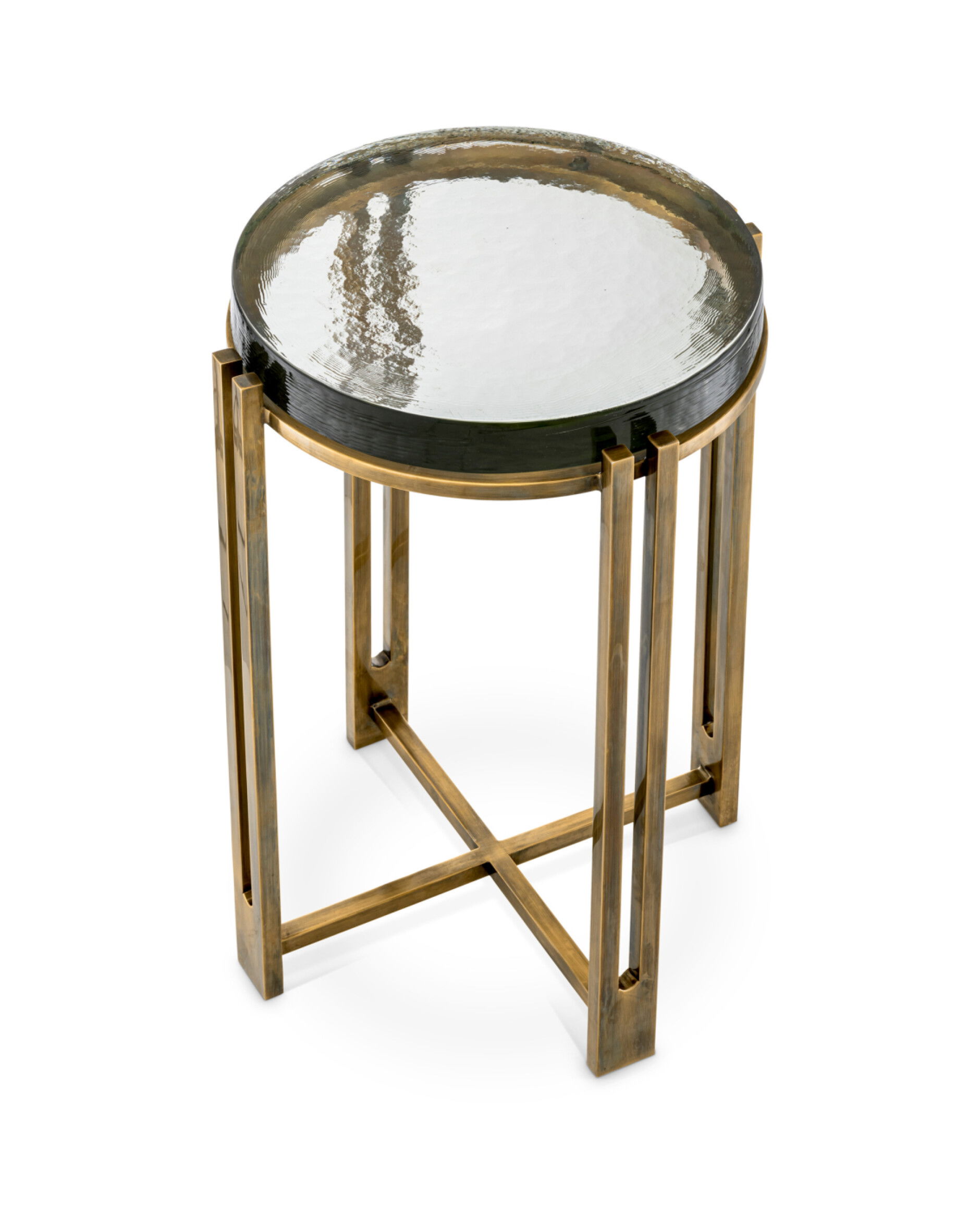 Claremont sidobord antik mässing