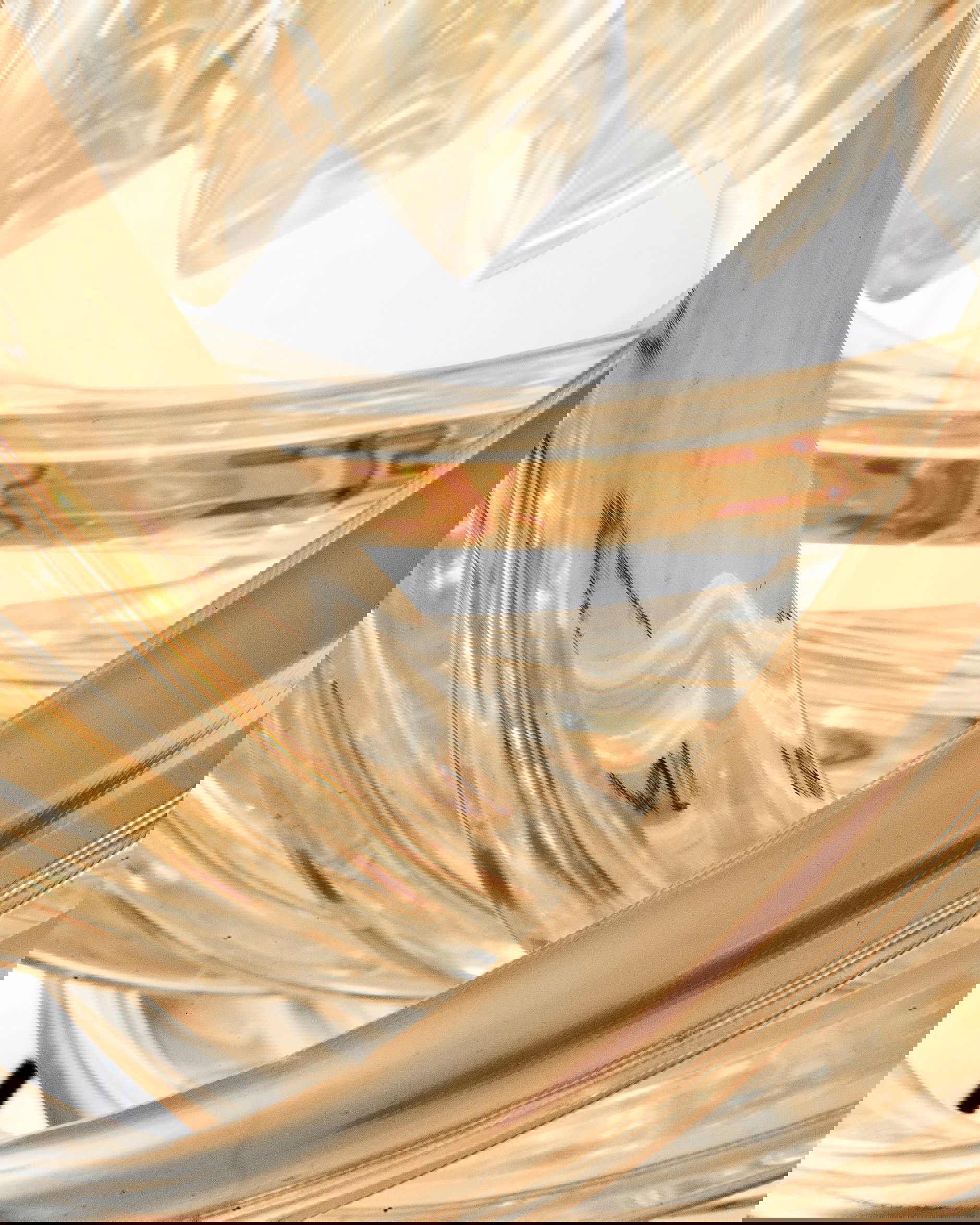 Murano takkrona champagne