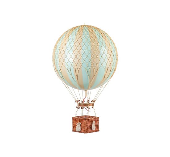 Mint - Jules Verne luftballong regnbåge/pastell