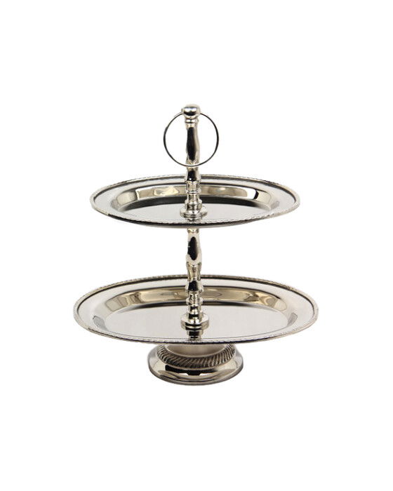 Tarbes serveringsfat silver