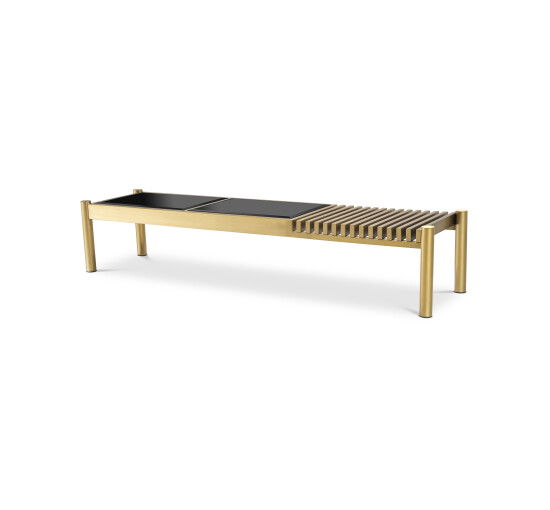 Brushed brass - Bibi Coffee Table Brass/Black