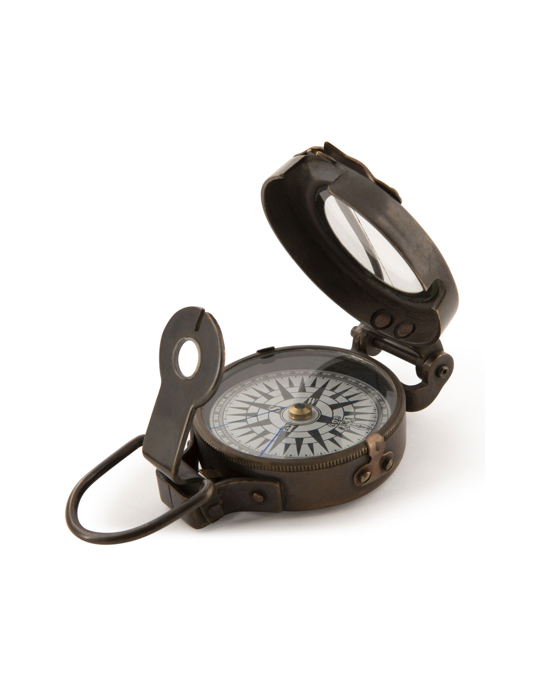 WWII kompass brons