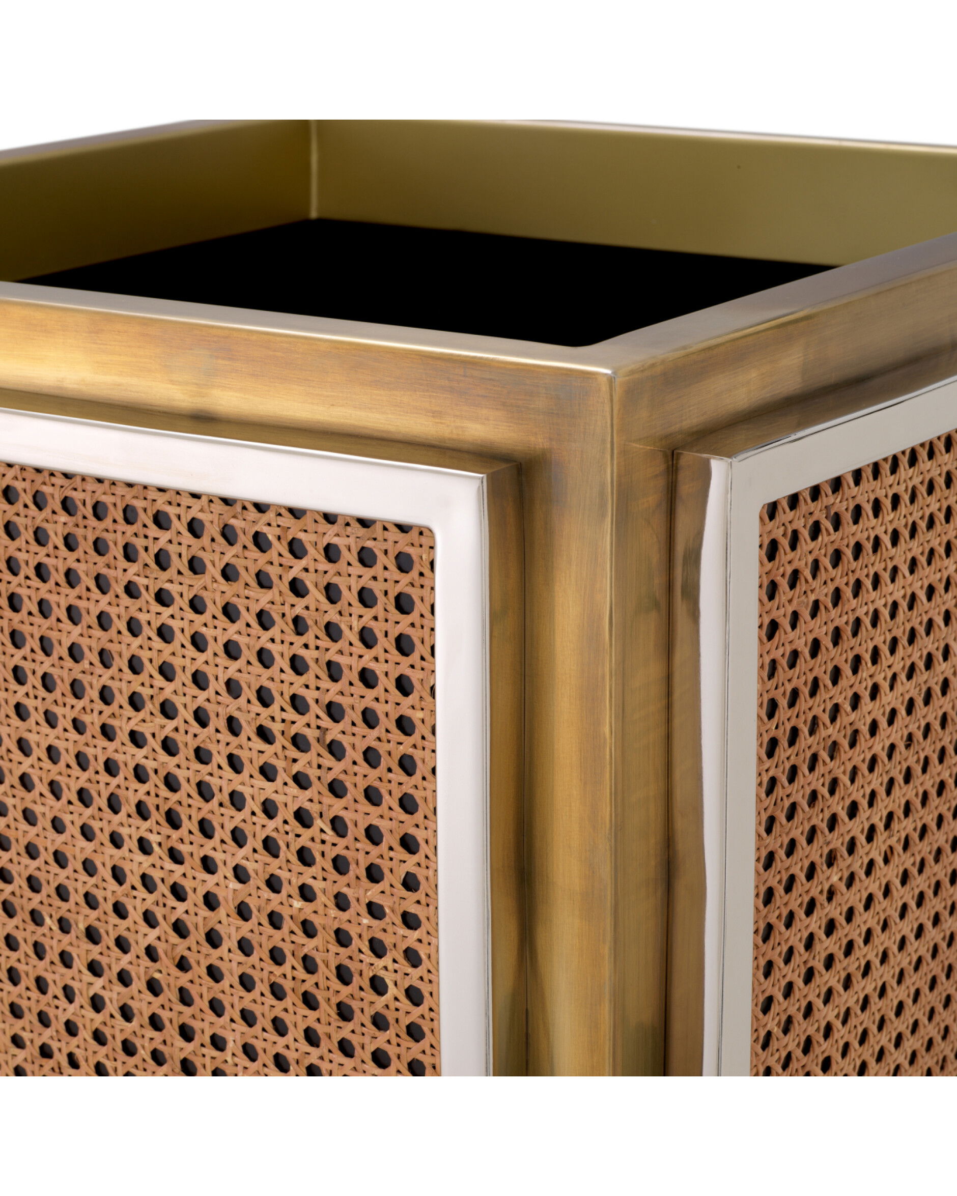 Tropea planteringslåda antik mässing