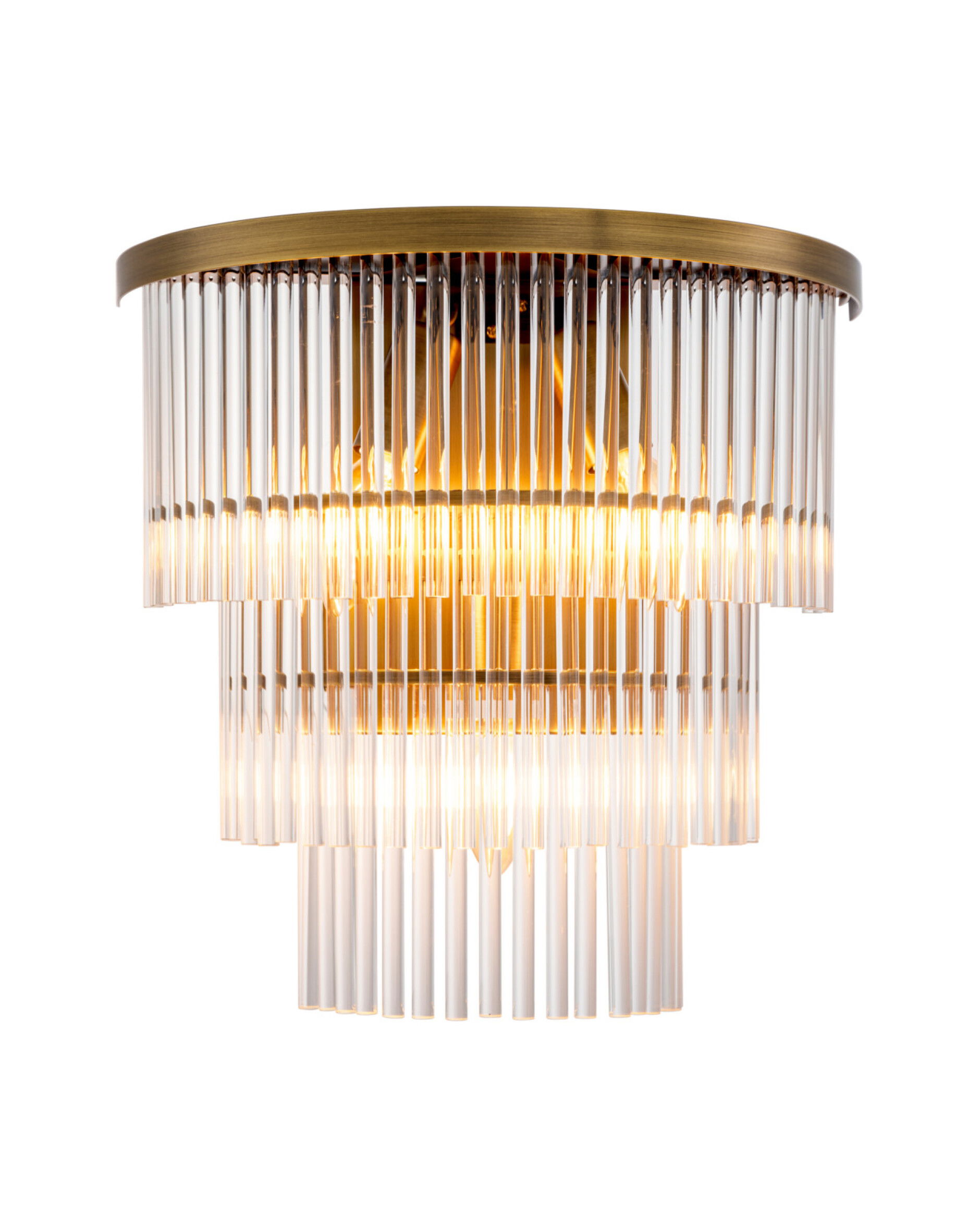 East wandlamp antiek messing