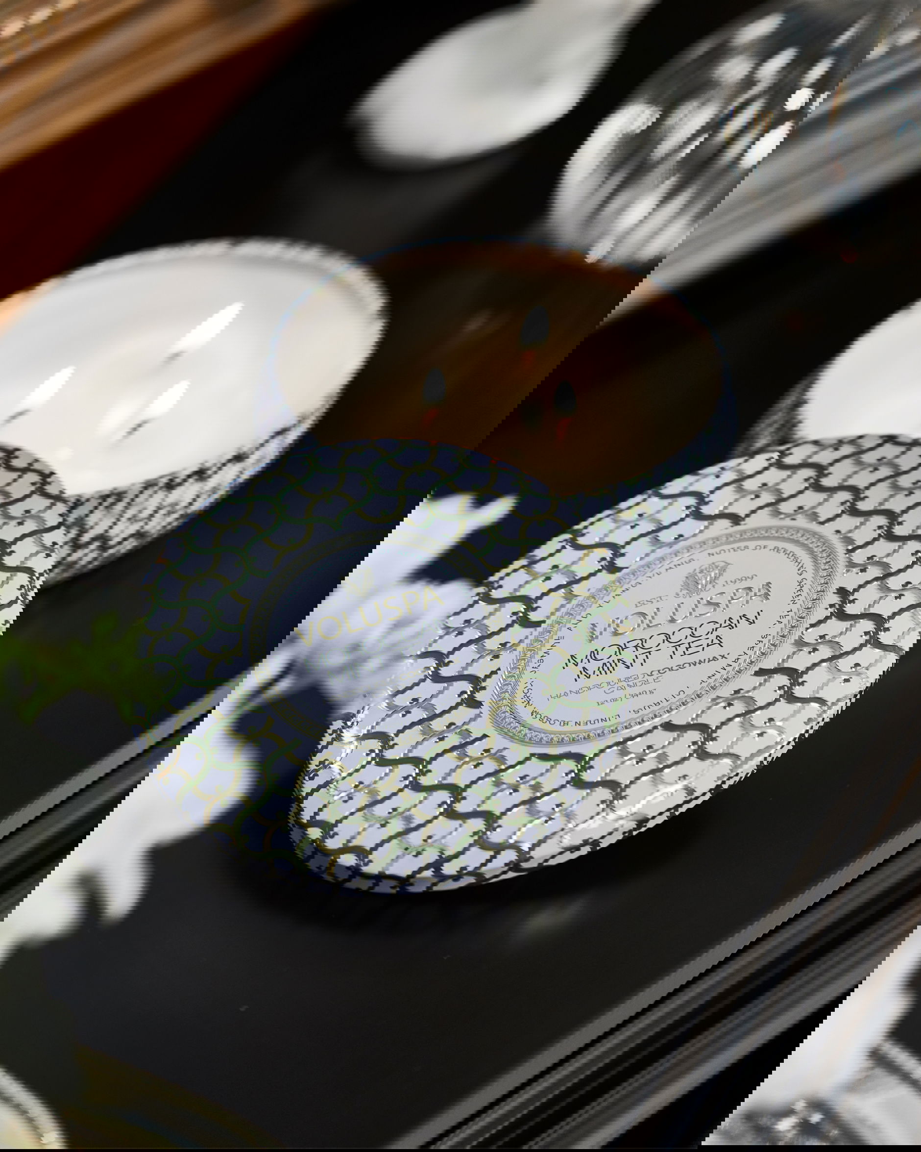 Moroccan Mint Tea doftljus 3-wick