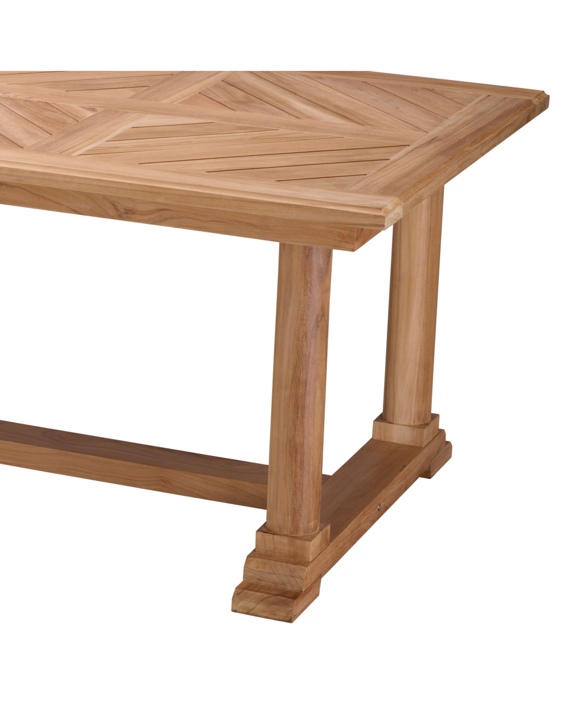 Bell Rive matbord natural teak