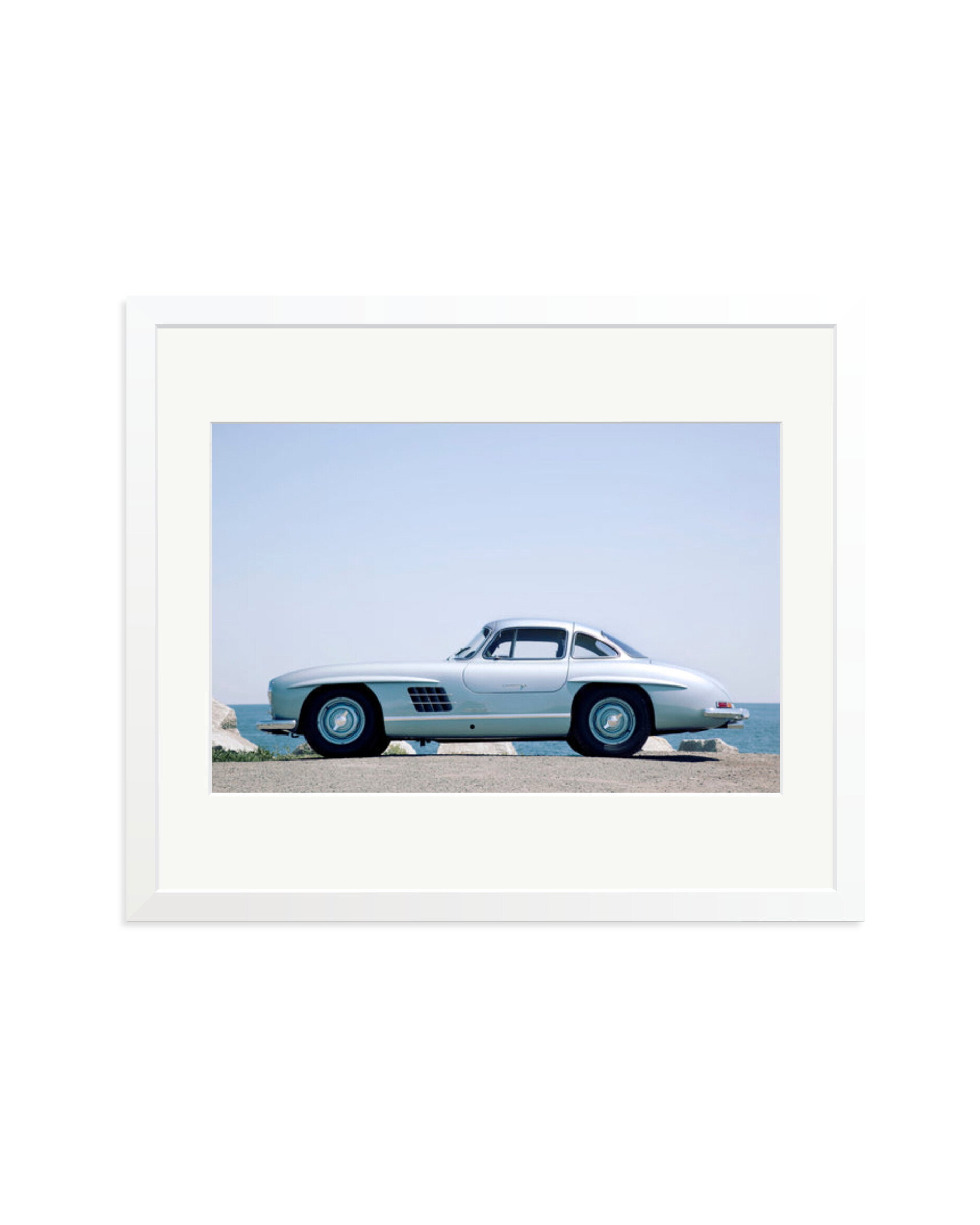 1956 Mercedes Benz White / Large