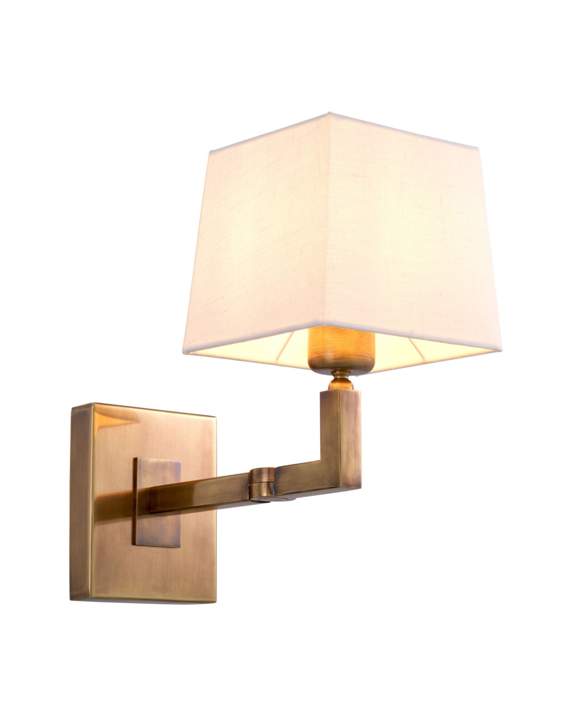 Cambell wandlamp messing